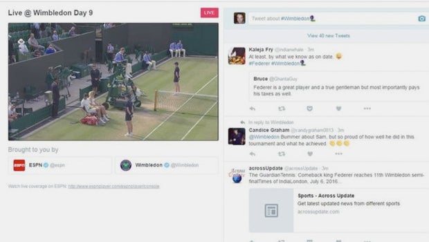 Wimbledon on Twitter