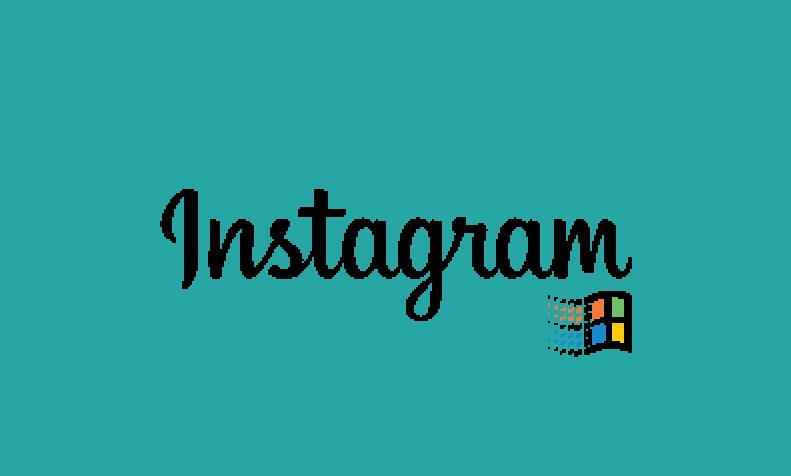 Instagram for Windows 95 tease