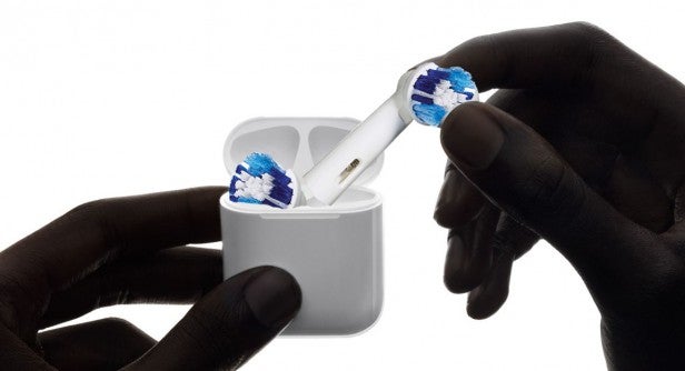 Apple AirPods toothbrush