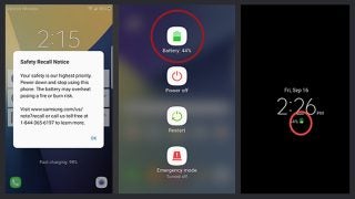 Samsung Note 7 recall notification
