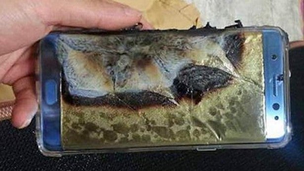 Note 7 battery recall