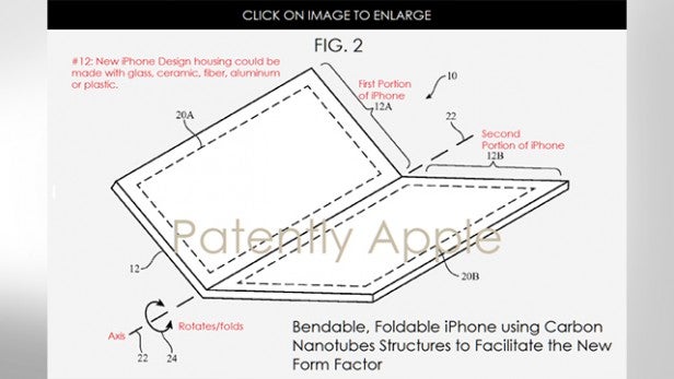 iphone folding patent