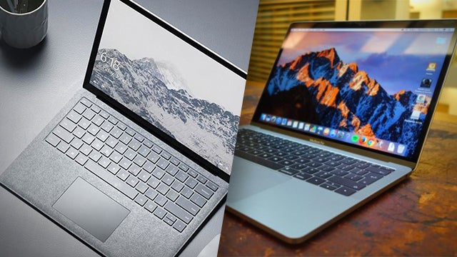 Surface Laptop vs MacBook Pro
