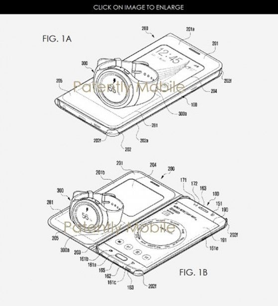 Samsung charging case patent