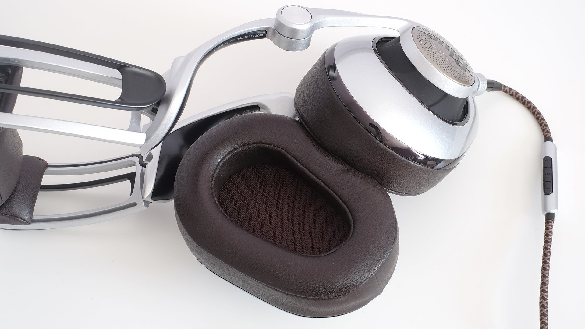 Blue Ella planar magnetic headphones with built-in amplifier.