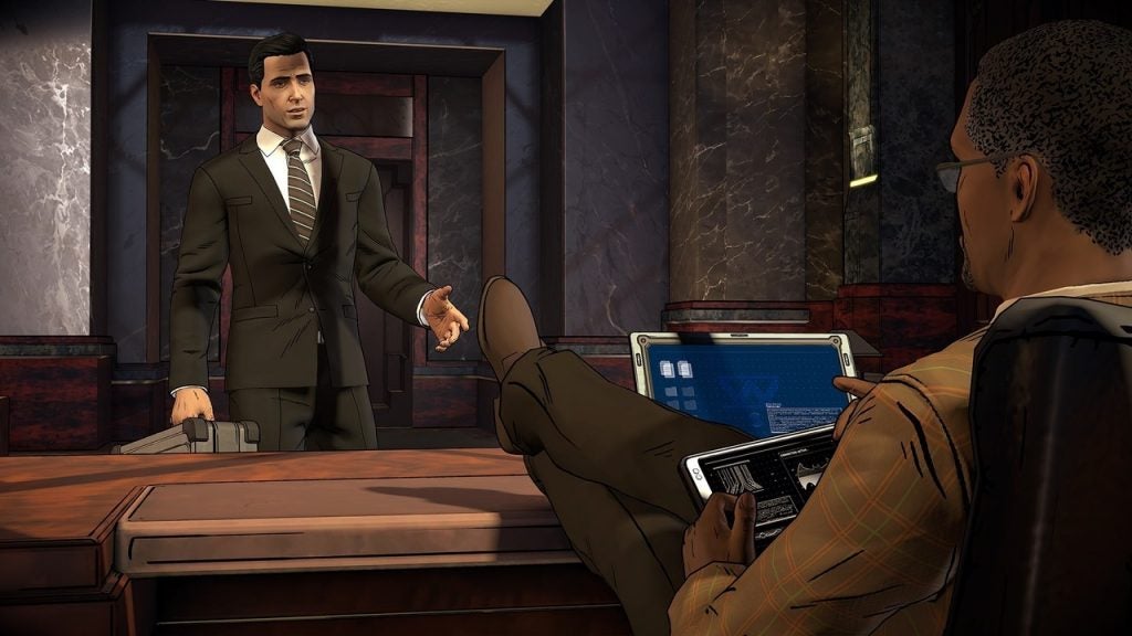 Scene from Telltale's Batman: The Enemy Within game.