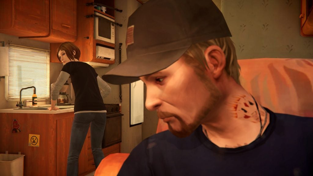 Two characters in a scene from Life is Strange: Before the Storm.