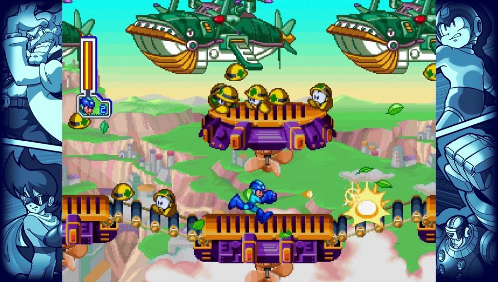 Screenshot of Mega Man Legacy Collection 2 gameplay.