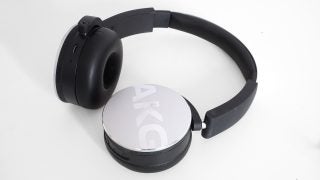 AKG Y50BT wireless headphones on white background