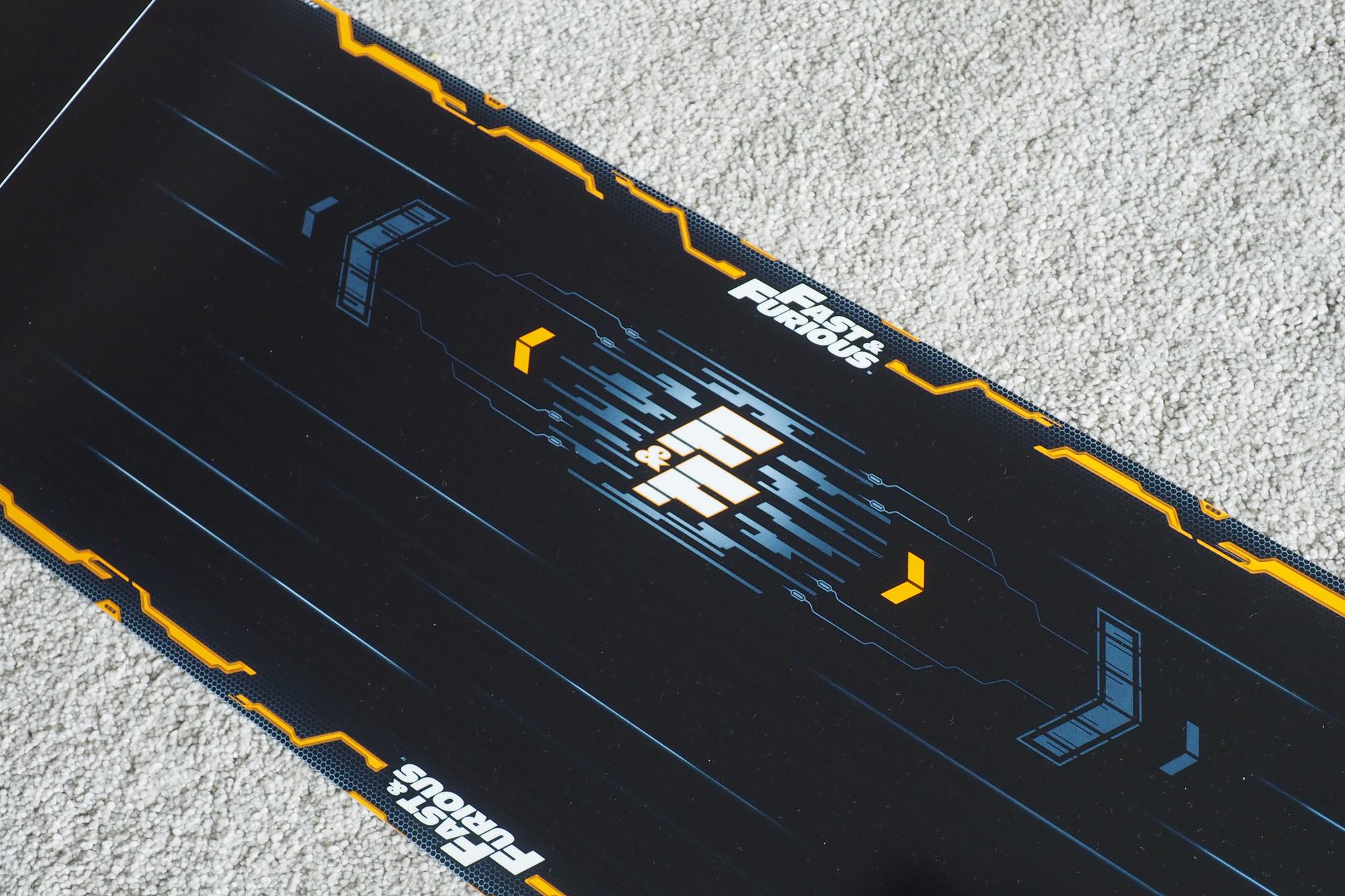Part of Anki Overdrive track with Fast & Furious branding