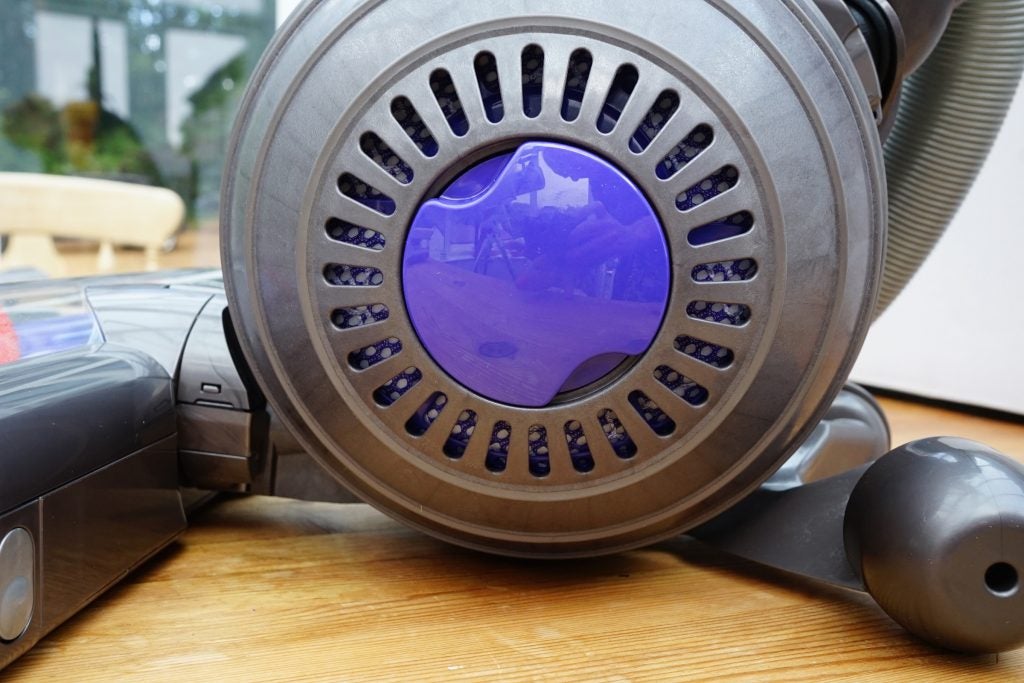 Close-up of Dyson Light Ball Multi Floor Vacuum Cleaner.