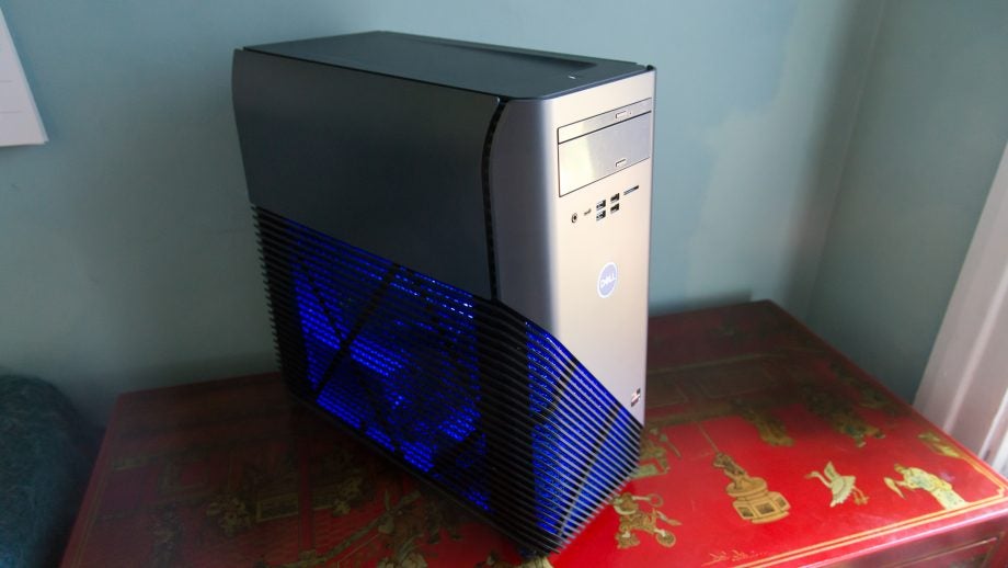 Dell Inspiron Gaming Desktop with blue LED lighting