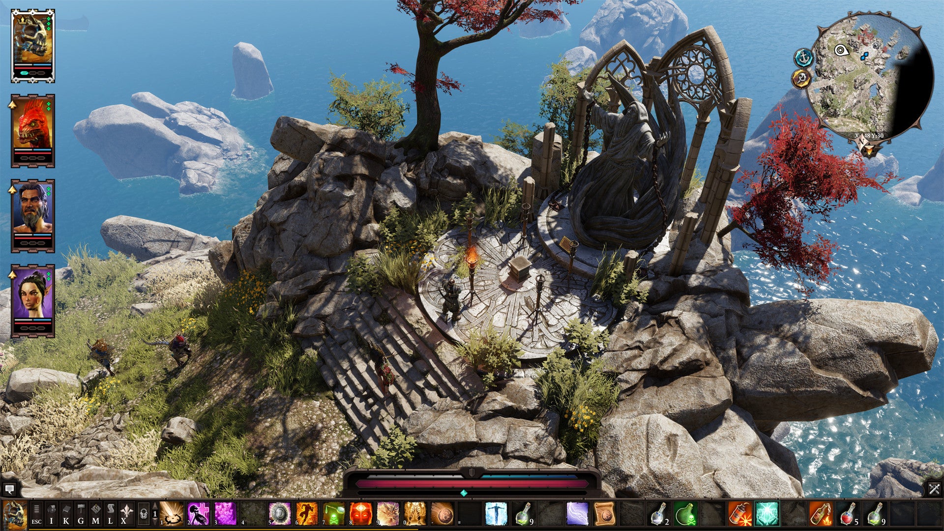 Screenshot from Divinity: Original Sin 2 video game showing gameplay interface.