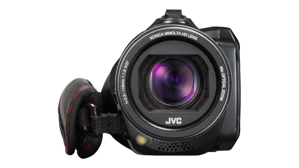 JVC Everio GZ-RX645BE camcorder with Konica Minolta lens