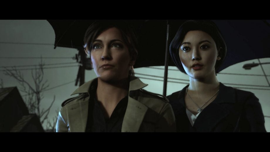 Two women characters from the video game Hidden Agenda.