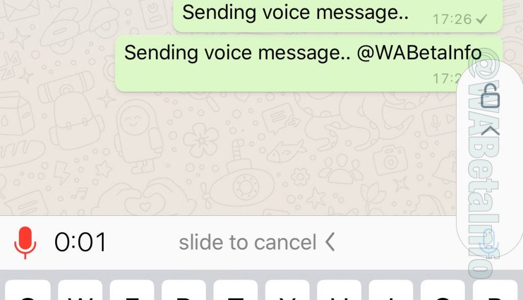 WhatsApp voice