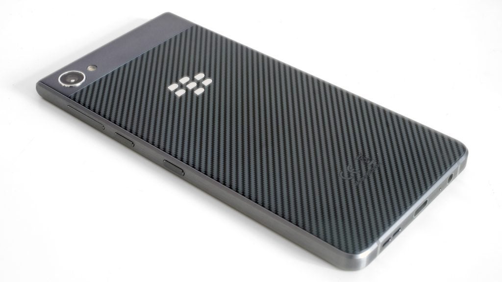 BlackBerry Motion smartphone on a white background.