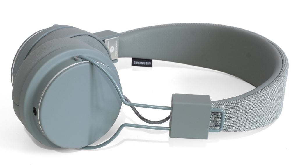 Urbanears Plattan 2 Bluetooth Headphones in Gray on White Background