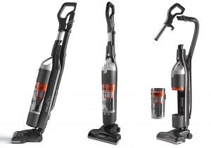 Multiple views of Hotpoint Power Move vacuum cleaner.