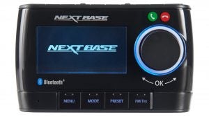 Nextbase Adapt DAB350BT device with illuminated display.