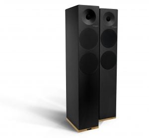 Tangent Spectrum X6 BT floorstanding speakers on white background.