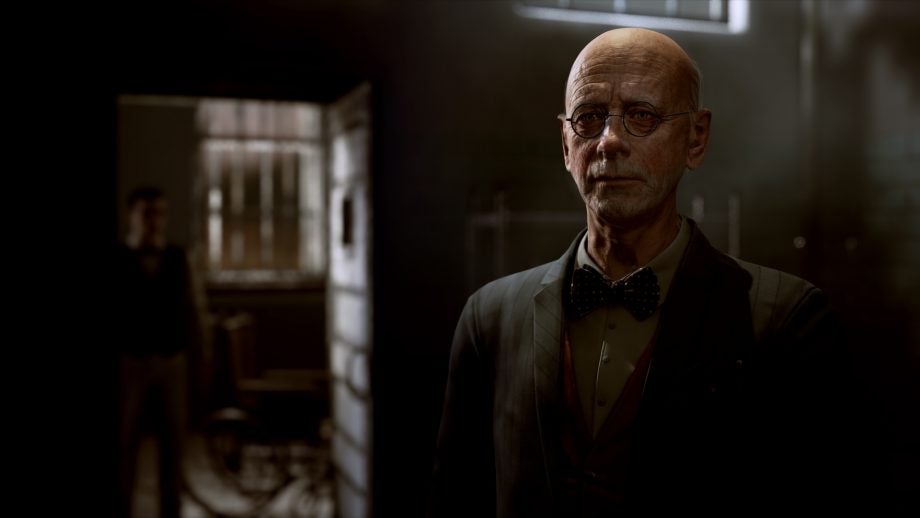 Screenshot from The Inpatient game featuring a character.