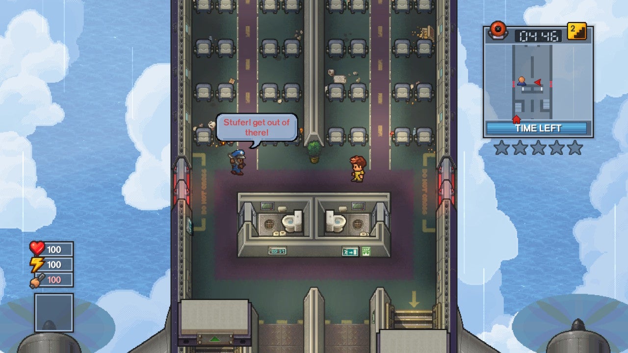 Screenshot of gameplay from The Escapists 2 video game.