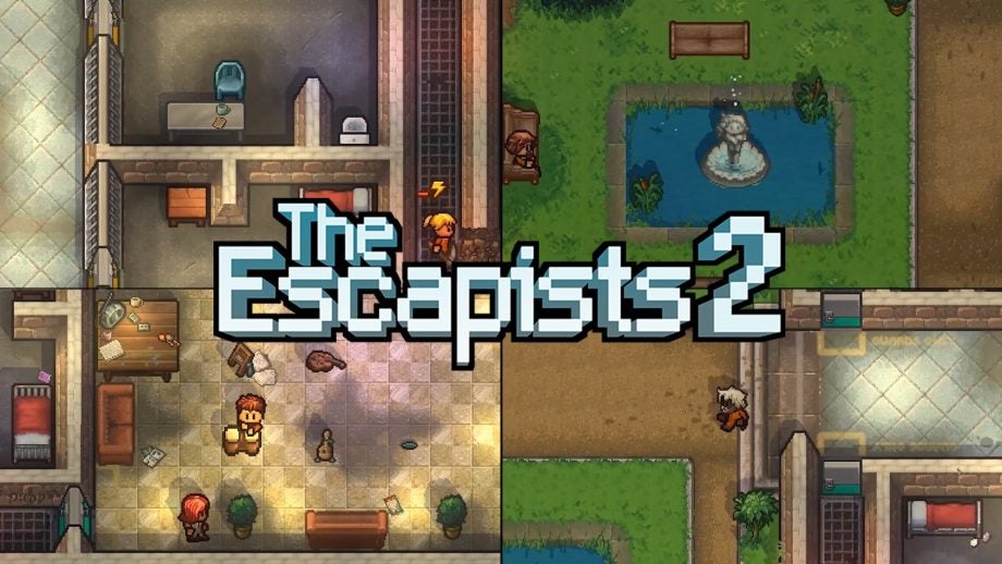 Screenshot of "The Escapists 2" game showing prison gameplay.