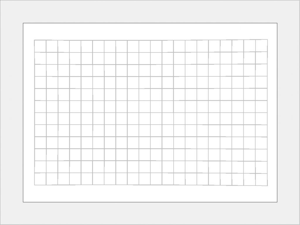 Blank performance graph with grid lines and axes.