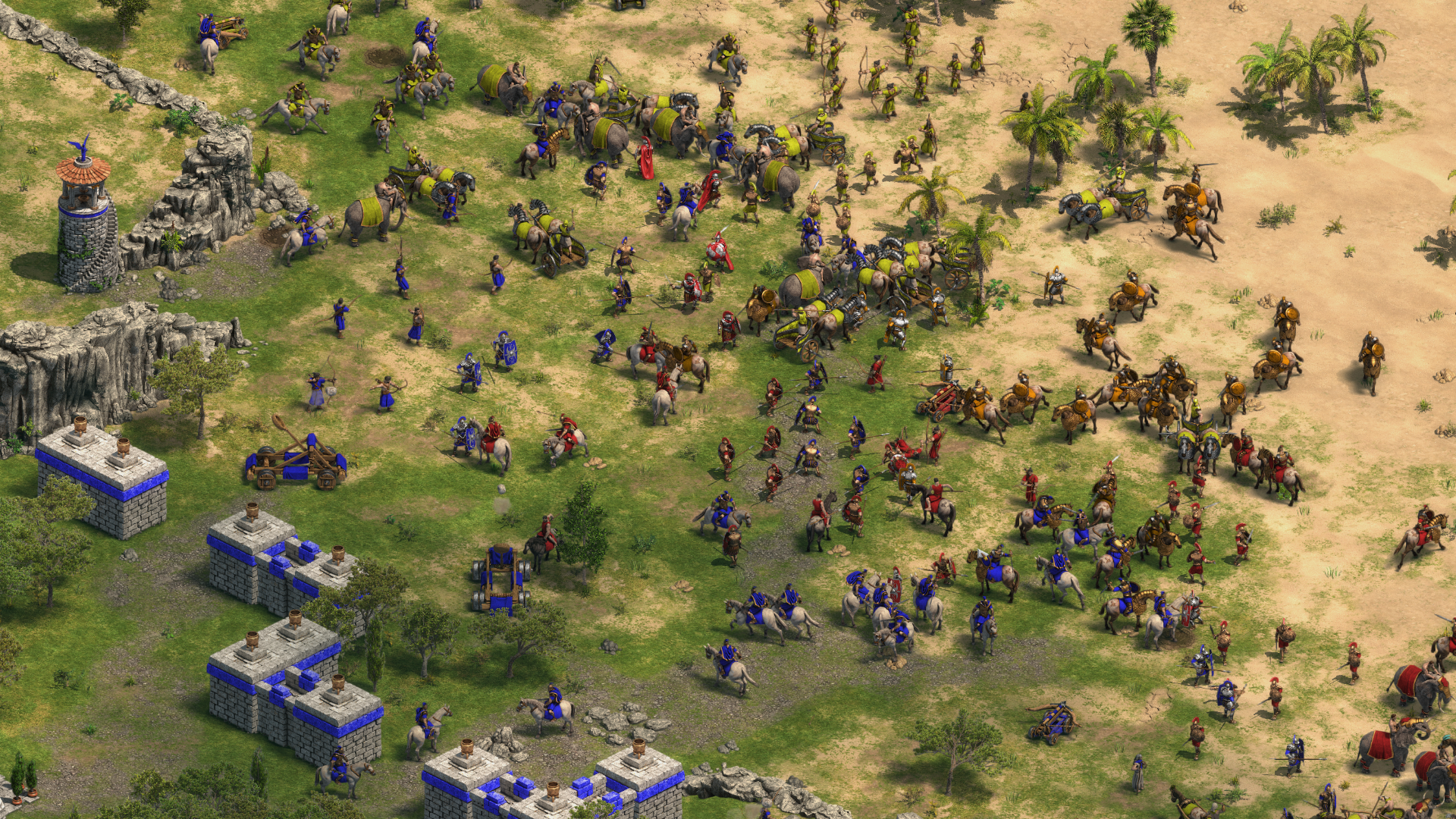 Screenshot of Age of Empires: Definitive Edition gameplay.