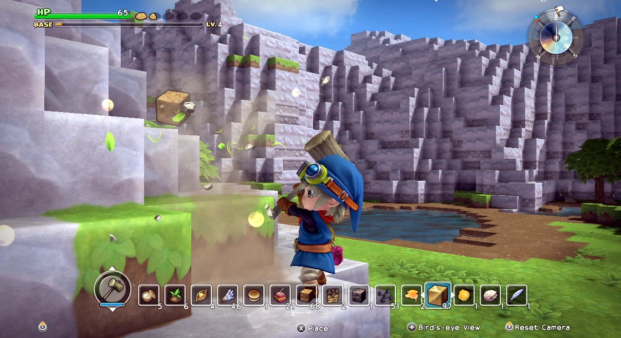 Screenshot of gameplay from Dragon Quest Builders game.