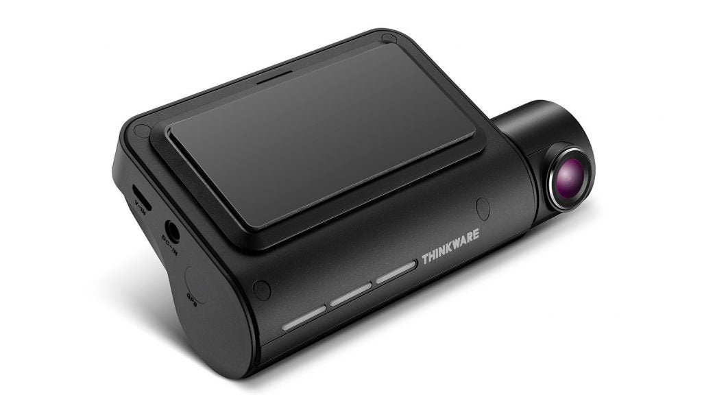 Thinkware F800 Pro dashboard camera on white background.