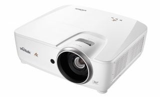 Vivitek HK2288 4K projector on white background.