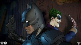 Batman and Joker side by side in 