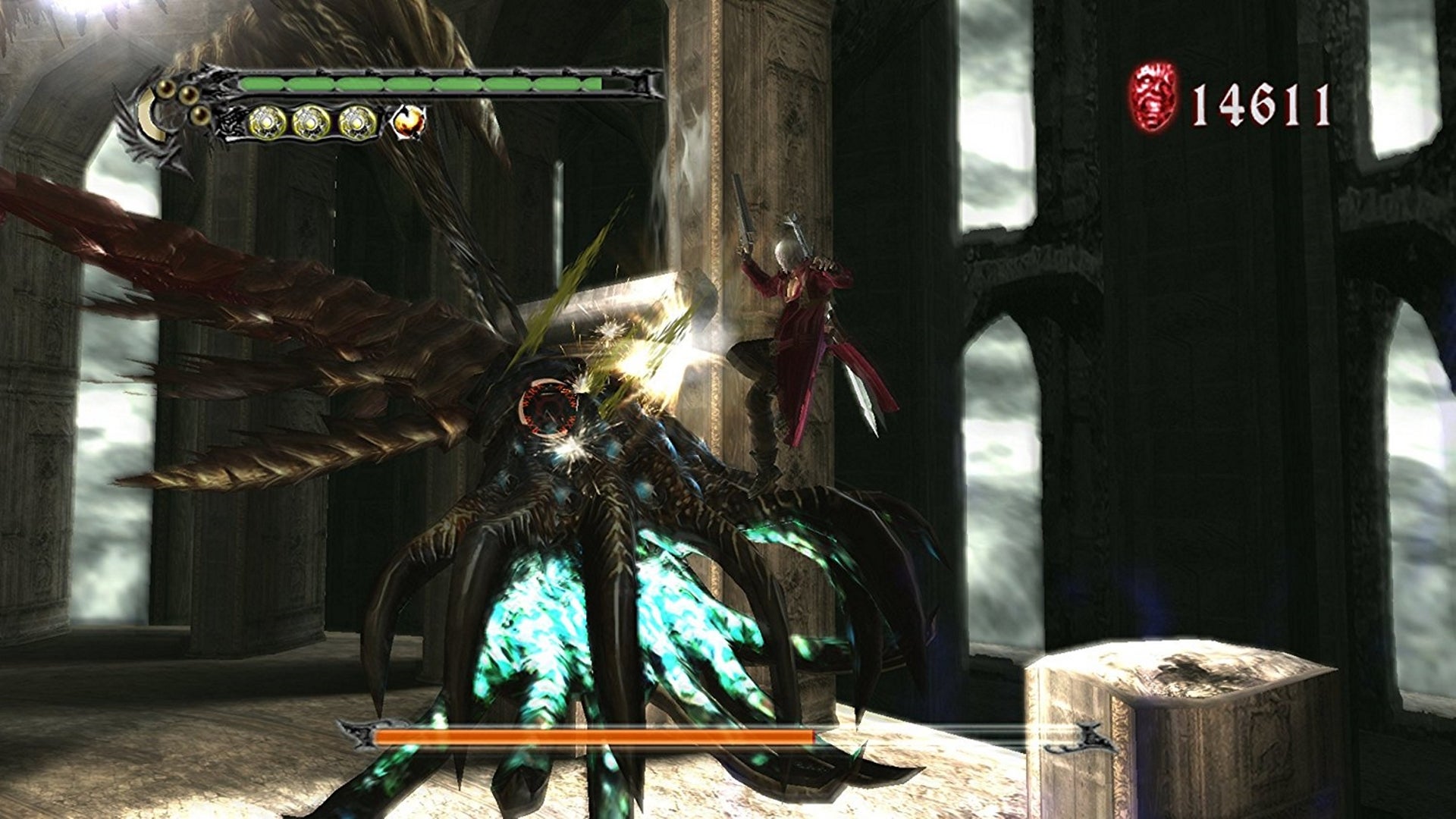 Screenshot of gameplay from Devil May Cry HD Collection.