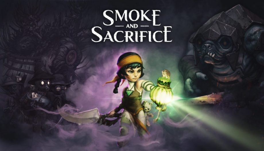 Promotional artwork for Smoke and Sacrifice video game.