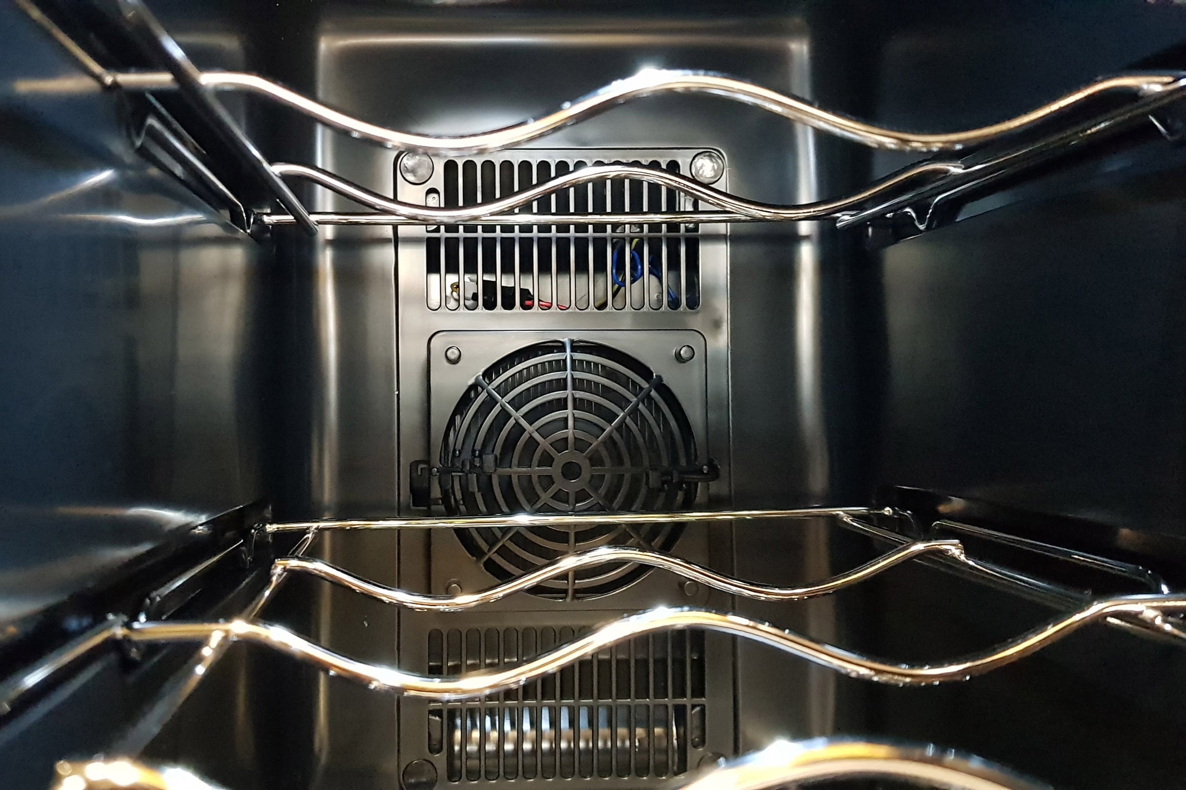 Interior view of Russell Hobbs RH8WC2 wine cooler