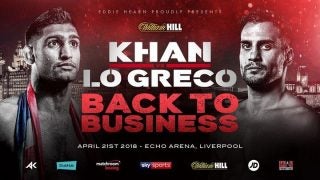 Khan vs Lo Greco live stream