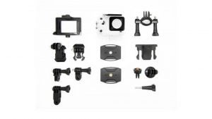 GoXtreme Vision 4K action camera accessories kit.