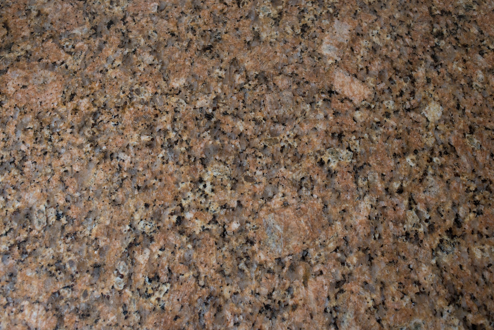 Close-up of textured granite countertop surface.