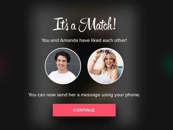 Tinder uses an elo rating system