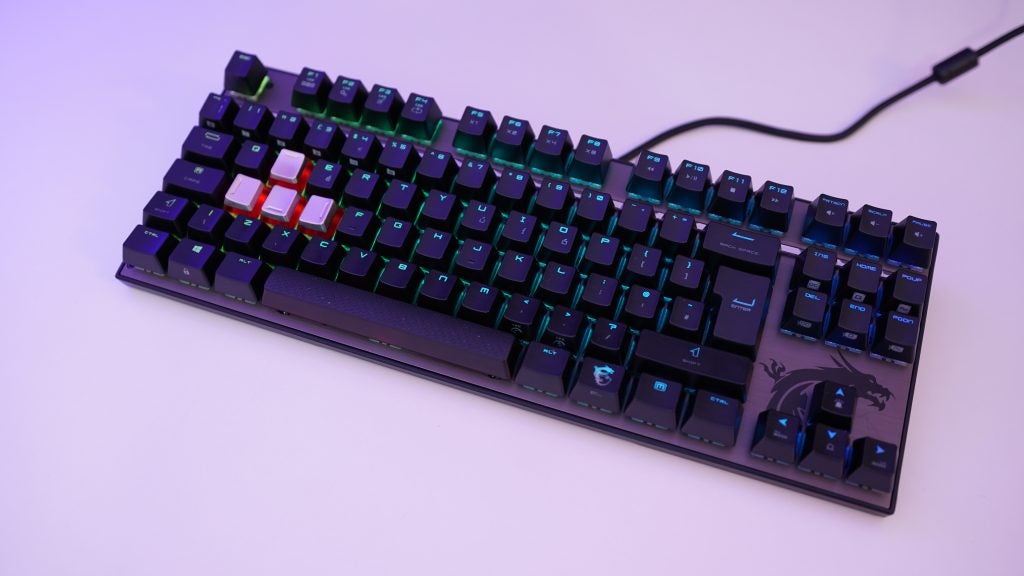 MSI Vigor GK70 mechanical gaming keyboard with RGB lighting