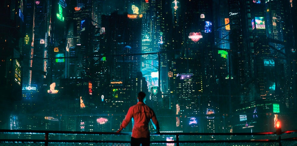 A picture of a scene from a series called Altered Carbon