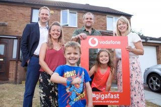 Vodafone Gigafast family in Milton Keynes