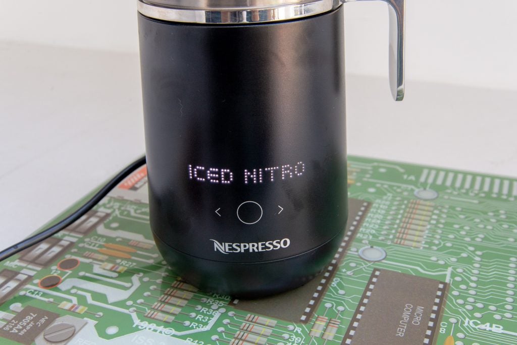 Nespresso Barista controls
