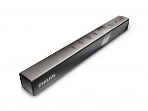 Philips 903 remoteA gray GoPro Max camera held in hand