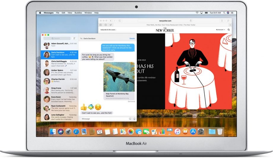 Apple press image of the MacBook Air 2017.