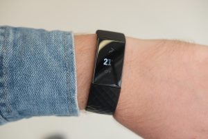 Fitbit Charge 3 on hand