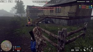 A screenshot of a scene from a survival game called H1Z1 Battle Royale