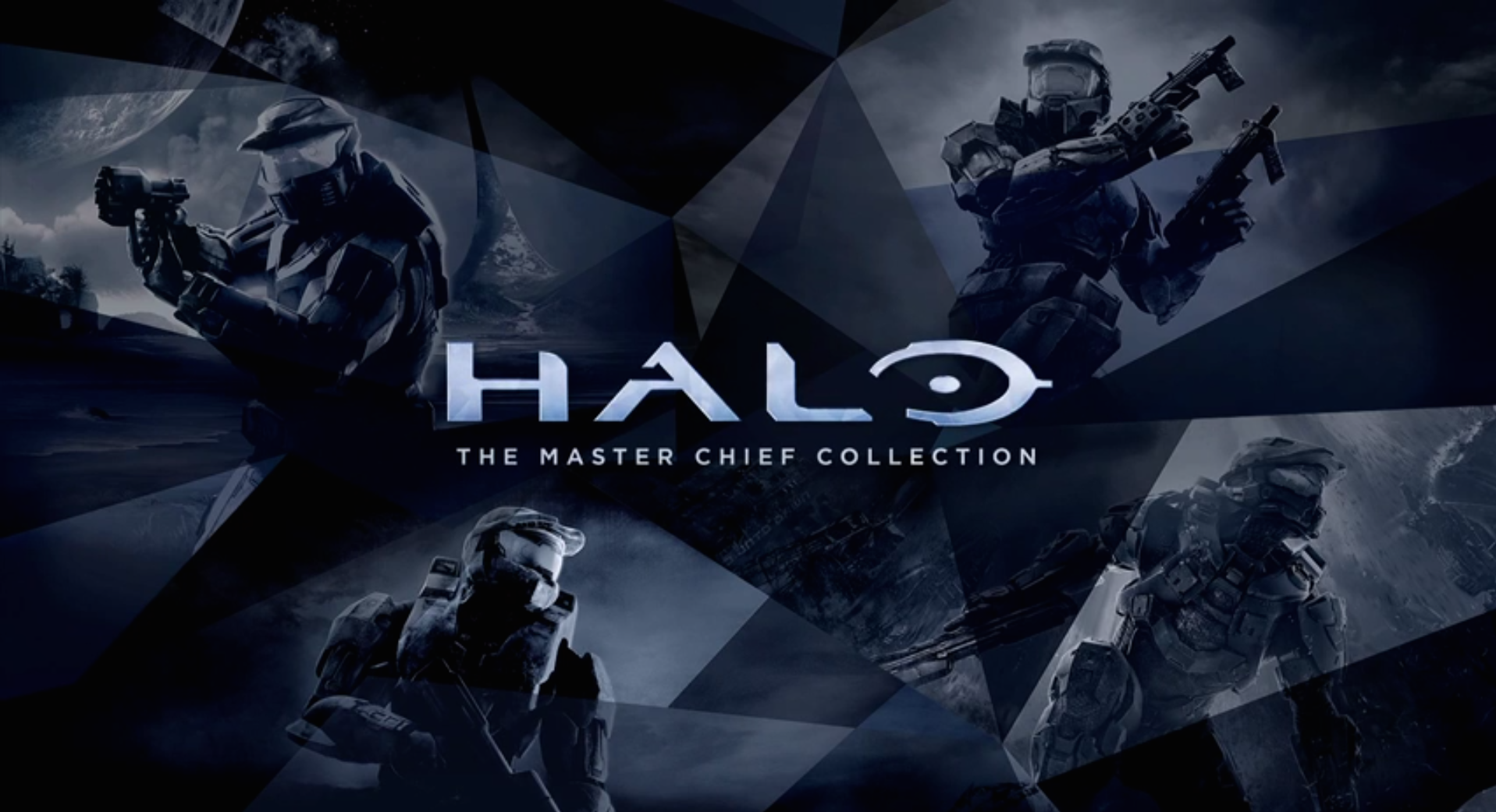 A wallpaper of a game called Halo: The Master Chief Collection